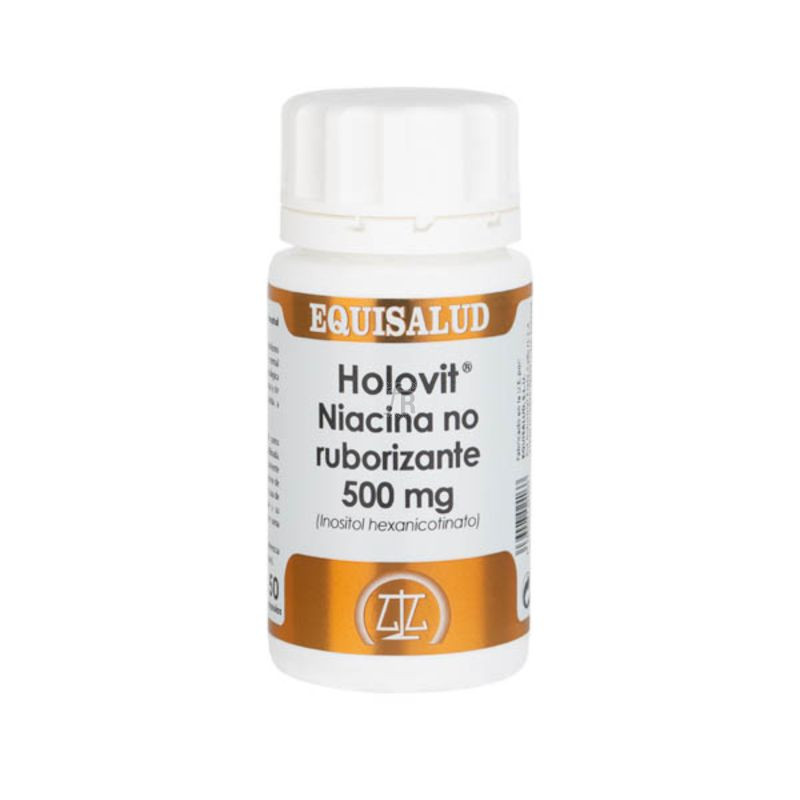 Equisalud Holovit Niacina No Ruborizante 500Mg. 50 Cápsulas