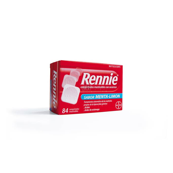 Rennie (84 Comprimidos Masticables C/ Sacarosa) - Bayer