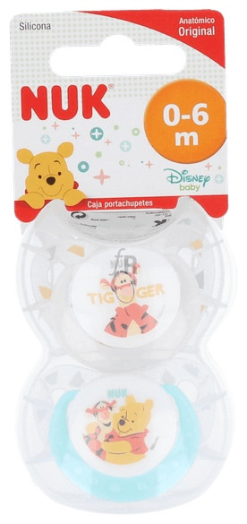 Nuk Chupete Nukete T1 Silicona Dia Disney 2U - Farmacia Ribera