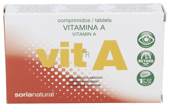 Soria Natural Retard Vitamina A 48 Comp. - Farmacia Ribera