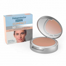 Fotoprotector Isdin Compact Spf-50+ Maquillaje Arena.