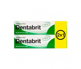 Dentabrit Pasta Dental Fluor 2X125 Ml - Farmacia Ribera
