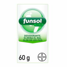 Funsol Desodorante en Polvo Pies Limpieza Frescor 60 Gr.