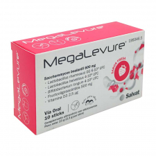 Megalevure 10 Sticks Sabor Fresa