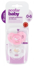 Acofar Baby Chupete Silicona Talla Anatomica 0-6 Meses - Farmacia Ribera