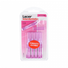 Cepillo Interdental Lacer Ultrafino Recto Rosa 10 U