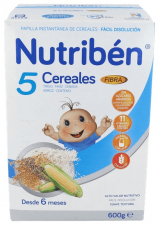 Nutriben 5 Cereales Fibra 600 G - Nestle