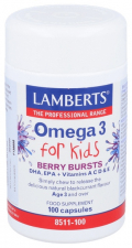 Omega 3 For Kids 100 Cápsulas Lamberts - Lamberts