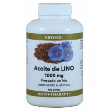 Ortocel Nutri-Therapy Aceite De Linaza (Semilla Lino) 1000Mg. 100Perlas