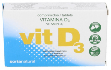 Soria Natural Retard Vitamina D3 48 Comp. - Farmacia Ribera